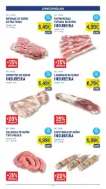 Catálogo Makro semana 35 Página 8: Espetadas de suíno indubeira €5,99, Secretos de suíno indubeira €5,49