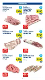 Catálogo Makro semana 35 Página 8: Espetadas de suíno indubeira €5,99, Secretos de suíno indubeira €5,49