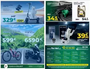 Folheto Feu Vert Página 6: óleo total quartz ineo ecs €54,95, Mudança de óleo Feu Vert €34,95