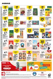 Folheto Continente Bom dia semana 35 Página 28: Alimento humido p/ gato purina one €2,61, Alimento seco p/ cão friskies €9,09