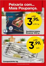 Folheto Froiz semana 35 Página 2: Carapauzinho kg €3,99, Sardinha inteira Brasmar €3,95