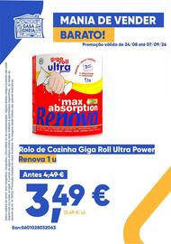 Folheto Casa Cheia Página 4: Rolo de cozinha giga roll ultra power renova €3,49