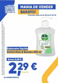 Folheto Casa Cheia Página 1: Dettol aloe & bambo €2,29