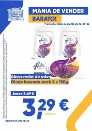 Folheto Casa Cheia Página 3: Absorvedor de odor glade lavanda €3,29