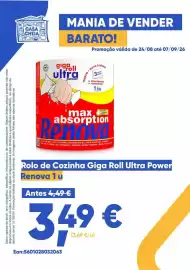 Folheto Casa Cheia Página 4: Rolo de cozinha giga roll ultra power renova €3,49