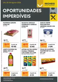 Folheto Recheio semana 35 Página 1: Lipton ice tea limão/manga/pêssego €0,50, Maminha europa €11,99