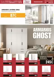 Folheto Atrapamuebles Página 3: 2 portas 80 branco €107,00, 4 puertas 2 cajones 160 blanco €229,00