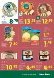 Folleto HiperDino Página 15: Gran capitán - queso semicurado cortaditas €4,59, Castillo de holanda - queso gouda €1,49