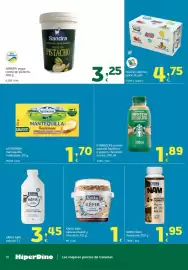 Folleto HiperDino Página 18: Kalise sabores €4,75, Starbucks protein caramel hazelnut o protein chocolate mocha €1,89