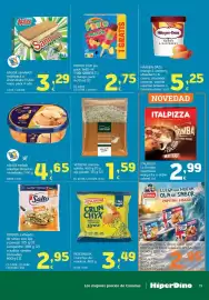 Folleto HiperDino Página 19: Verleal ajo picado €1,59, Italpizza la bomba meatfeast €2,99
