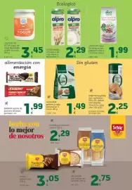 Folleto HiperDino Página 20: Enervit barrita de proteína distintos gramajes €1,99, Santiveri galletas jungla €1,49