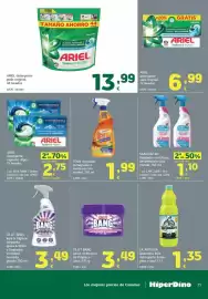 Folleto HiperDino Página 35: Ariel detergente pods original €13,99, Ariel detergente caps original €6,99