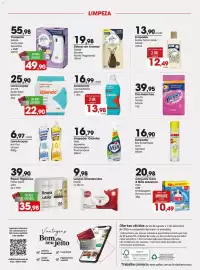 Encarte Zaffari Página 14: Lava-roupas em Pó Ação Total splendo €22,90, Amacianete concentrado splendo €13,98