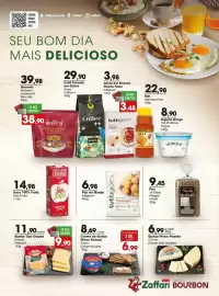 Encarte Zaffari Página 16: Creme de Queijo Minas Frescal Tirolez (Original/Light) €6,99, Pão de Queijo Tradicional €6,98