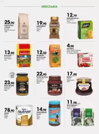 Encarte Zaffari Página 5: Erva-mate pura folha madrugada €13,90, Creme de Avelã com Cacau €22,90