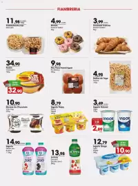 Encarte Zaffari Página 8: Mousse de Chocolate €10,90, Palitos de Trigo €4,98