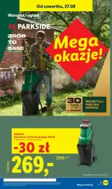 Lidl gazetka tydzień 35 Strona 3: Rozdrabniacz elektryczny do gałęzi, 2400 W €269,00