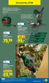 Lidl gazetka tydzień 35 Strona 43: Akumulatorowy sekator ogrodowy, 4 V €69,99