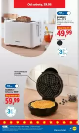 Lidl gazetka tydzień 35 Strona 51: Gofrownica, 1200 W €59,99, Toster SILVERCREST €49,99