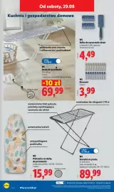 Lidl gazetka tydzień 35 Strona 58: Rolka do czyszczenia ubrań €4,49, Klamerki €3,99