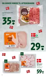 Coop 365 tilbudsavis uge 35 Side 10: Xtra! kyllingelårmix eller -lårfilet €59,00, Hakket oksekød 14-18% €35,00