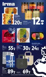Coop 365 tilbudsavis uge 35 Side 14: Irma økologisk surdejs-pizzabund €30,00, Irma viskestykke 3-pak €89,00