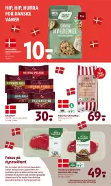 Coop 365 tilbudsavis uge 35 Side 16: Valsemøllen dansk hvedemel €10,00, Frijsenborg hel kylling €69,00