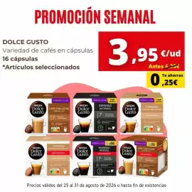 Folleto Tu Trébol Hipermercados semana 35 Página 11: Dolce Gusto variedad de cafés en cápsulas €3,95