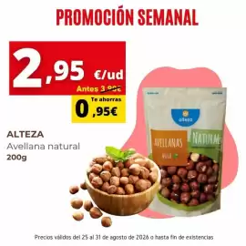 Folleto Tu Trébol Hipermercados semana 35 Página 3: Alteza avellana natural €2,95