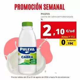 Folleto Tu Trébol Hipermercados semana 35 Página 5: Puleva leche de cabra semidesnatada €2,10