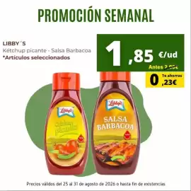 Folleto Tu Trébol Hipermercados semana 35 Página 7: Libby's kétchup picante salsa barbacoa €1,85