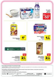 Folleto Carrefour Express Página 4: Nescafé - cafe capuzino natural o vienes €5,19, Nestlé - iogurt de maduixa smarties €1,69
