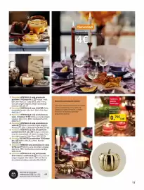 Catálogo IKEA Página 17: Vela - nos taglié €4,00, Vela - aromatica en vaso €0,75