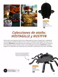 Catálogo IKEA Página 3: Kustyry €3,00, Adorno colgante €7,00