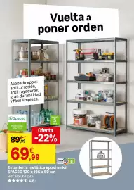 Catálogo Leroy Merlin Página 17: Axton - estantería metálica epox en kit €69,99