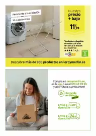 Catálogo Leroy Merlin Página 24: Home - tendedero plegable de acero con alas €11,99