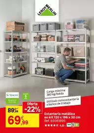 Catálogo Leroy Merlin Página 3: Leroy - estantería metalica en kit €69,99