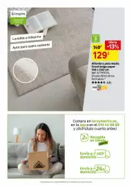Catálogo Leroy Merlin Página 33: Home - alfombra pelo medio encoal beige paper 160 x 220 cm €129,00