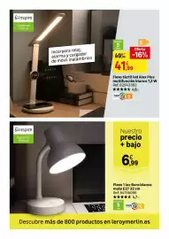 Catálogo Leroy Merlin Página 39: Blanco - flexo 1 luz buro mate €6,99