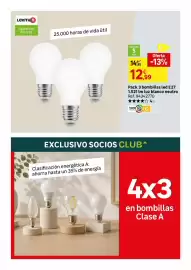 Catálogo Leroy Merlin Página 40: Lexman - pack 3 bombillas led e27 1,521 lm luz blanco neutro €12,99