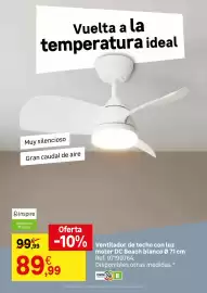 Catálogo Leroy Merlin Página 41: Ideal - ventilador de secho con luz motor dc beach blanco €89,99