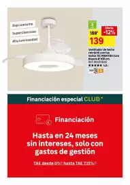 Catálogo Leroy Merlin Página 42: Blanco - ventilador de techo retracific con luz motor €139,00