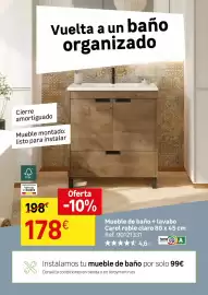 Catálogo Leroy Merlin Página 43: Claro - mueble de bano + lavabo carol roble €178,00