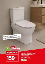 Catálogo Leroy Merlin Página 47: Blanco - pack wc tirso con tapa amortguada €159,00