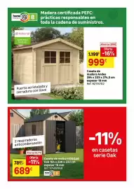 Catálogo Leroy Merlin Página 74: Home - caseta de resima €689,00, Caseta de madera andes €999,00