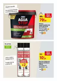 Catálogo Leroy Merlin Página 80: Ceys - pintura impermeabilizante €79,99, Axton - pack de 2 botes de espuma multiusos €10,29