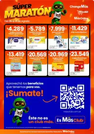 Catálogo Changomas semana 35 Página 8: Huggies toallitas húmedas con tapa €5.789,00, Babysec ultrasoft tripack €7.999,00