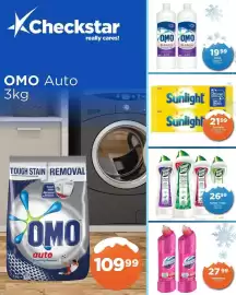 Check Star catalogue Page 9: Domestos €27,99, OMO Bleach Multi-Purpose €19,99