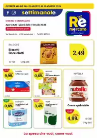 Volantino Re Mercato Lucrezia settimana 35 Pagina 2: Lavazza Caffè crema e gusto €9,99, Succo Pera-pesca-albicocca €0,69