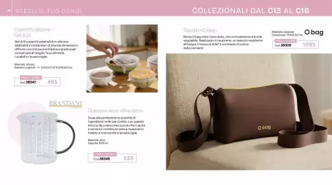 Catalogo Stanhome Pagina 29: Dosatore vetro Brandani €5,35, Coperchi silicone €4,65
